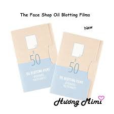Giấy thấm dầu oil control film The Face Shop 50 miếng (mẫu mới 2018) | BigBuy360 - bigbuy360.vn