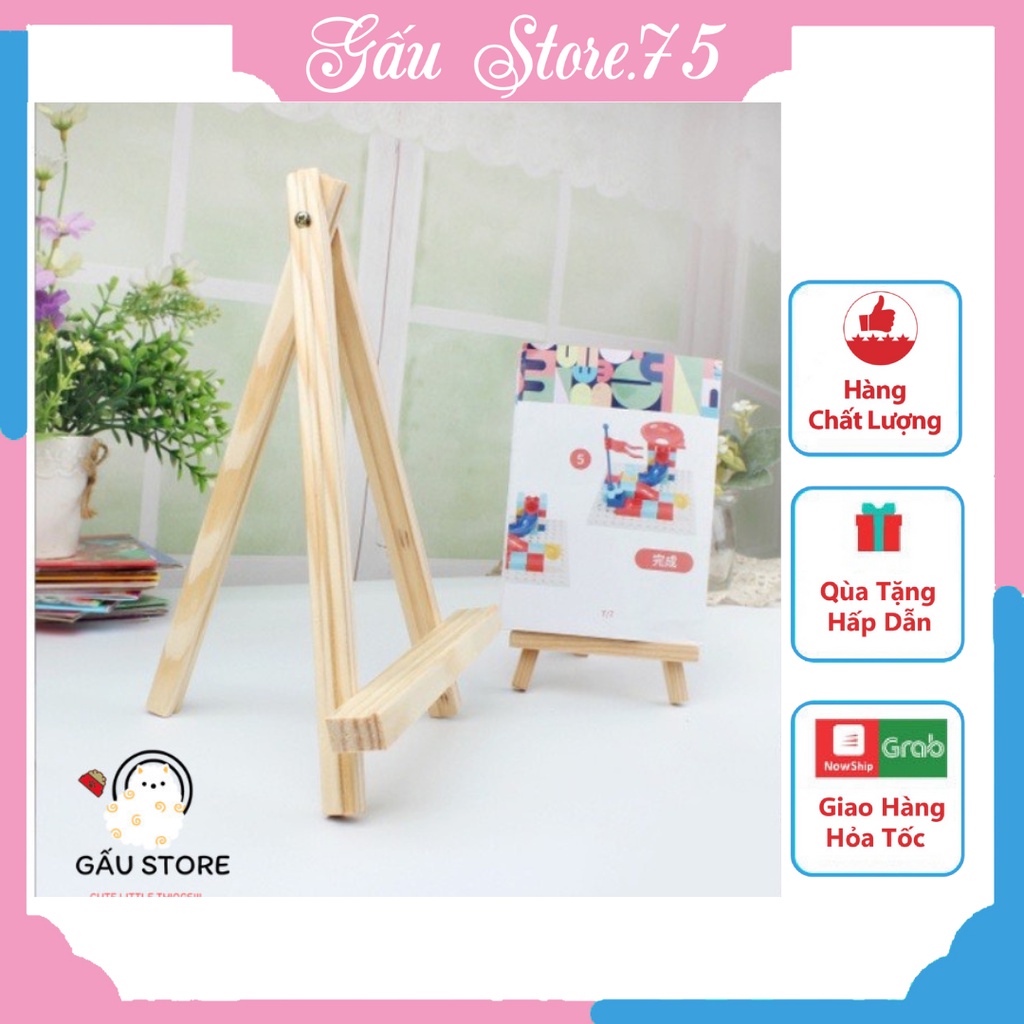 Giá Gỗ Mini Để Điện Thoại Vừa Để Điện Thoại Xem Video Vừa Decor Chụp Ảnh Chất Gỗ Thông Thơm Nhẹ Chống Ẩm Mốc