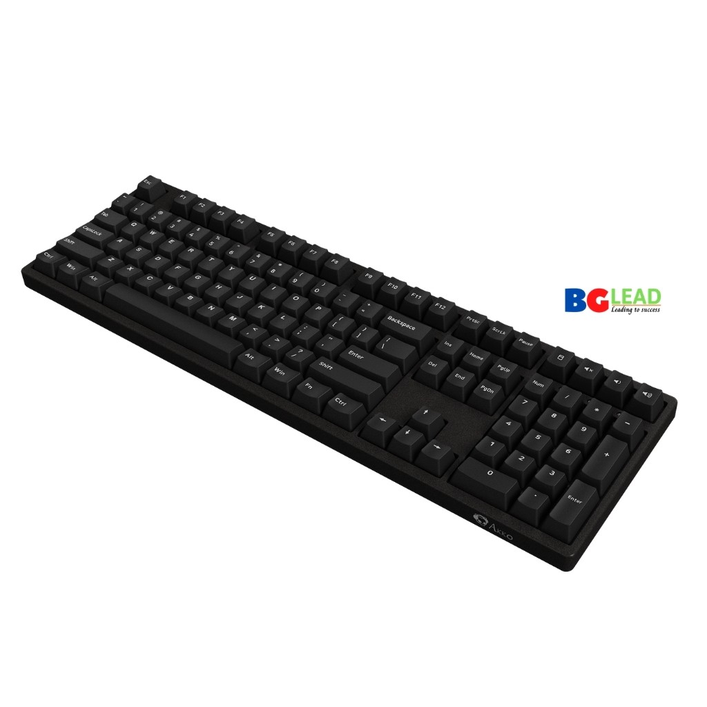 Bàn phím cơ AKKO 3108 v2 DS Black (Gateron switch)