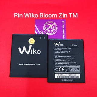 Pin wiko bloom zin theo máy - mới 100%
