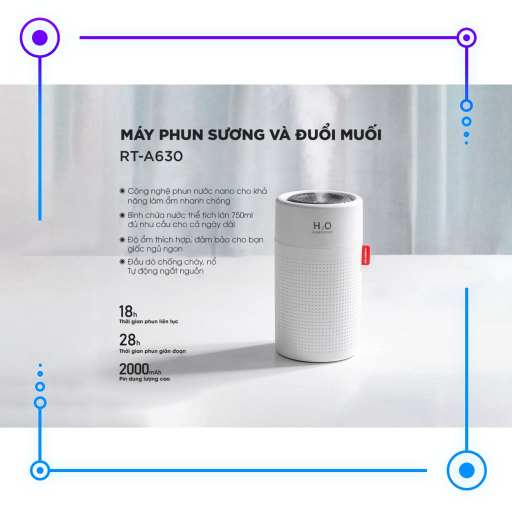 Máy phun sương dưỡng ẩm Remax RT-A630