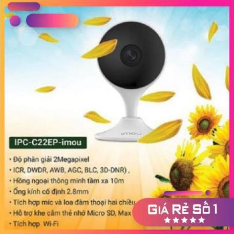 [Hàng Nhập Khẩu] Camera IP Wifi Imou IPC-C22EP FULL HD 1080P 2.0Mpx Góc quan sát cực rộng dễ dàng lắp đặt