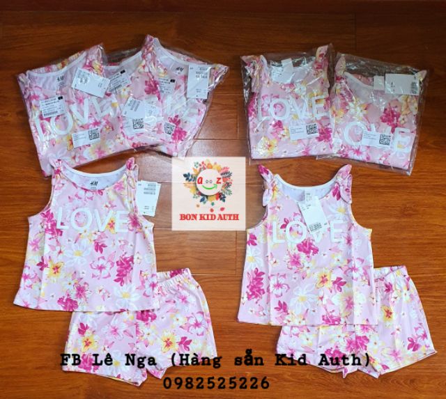 Size 12-18m set cộc bé gái săn sale H.M CN auth