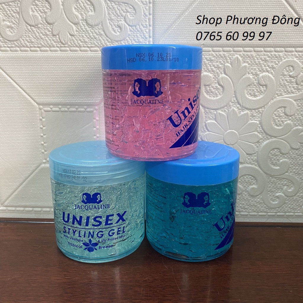 Gel vuốt tóc Unisex Jacqualine Hair Styling