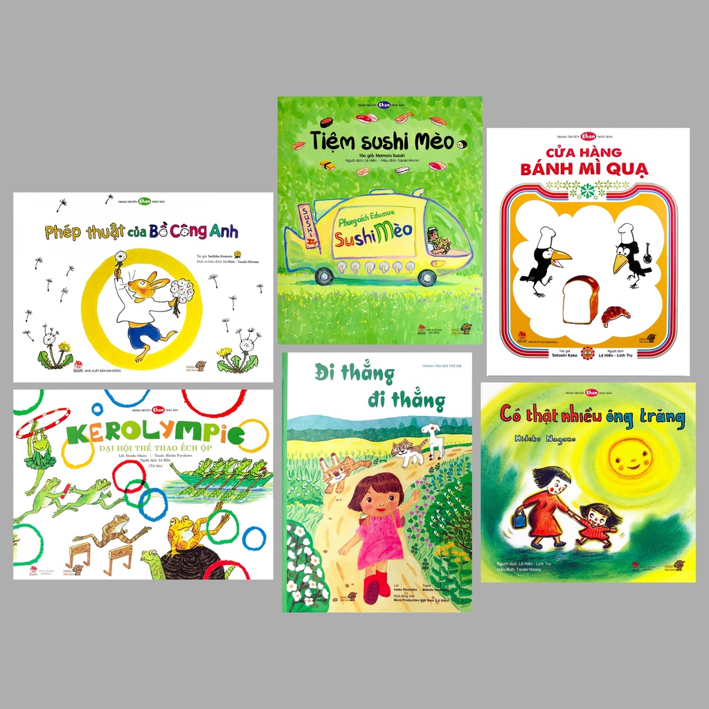 Sách - Tranh Truyện Ehon Nhật Bản - Chủ điểm bé tập quan sát với ehon 1 - 6 tuổi - Phần 2 (lẻ tùy chọn)