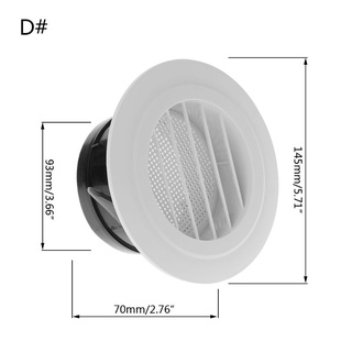Nắp chụp thông gió hình tròn 100mm