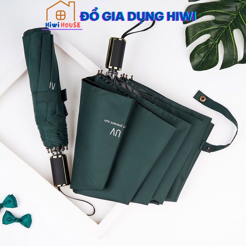 Ô gấp gọn phủ lớp chống tia UV 2 lớp , ô dù chống nắng chất lượng cao