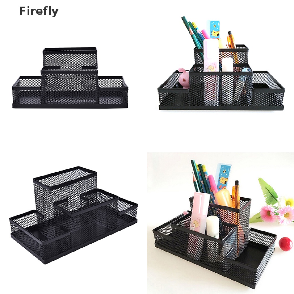 Hộp Đựng Bút Bằng Kim Loại Lưới Thuận Tiện Cho Gia Đình /