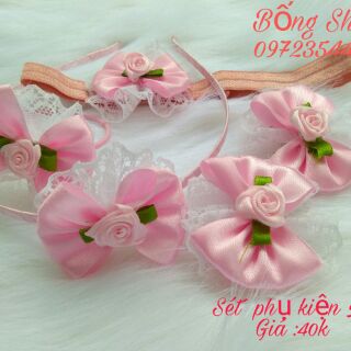 Combo 1 đầm tutu + 1 set phụ kiện