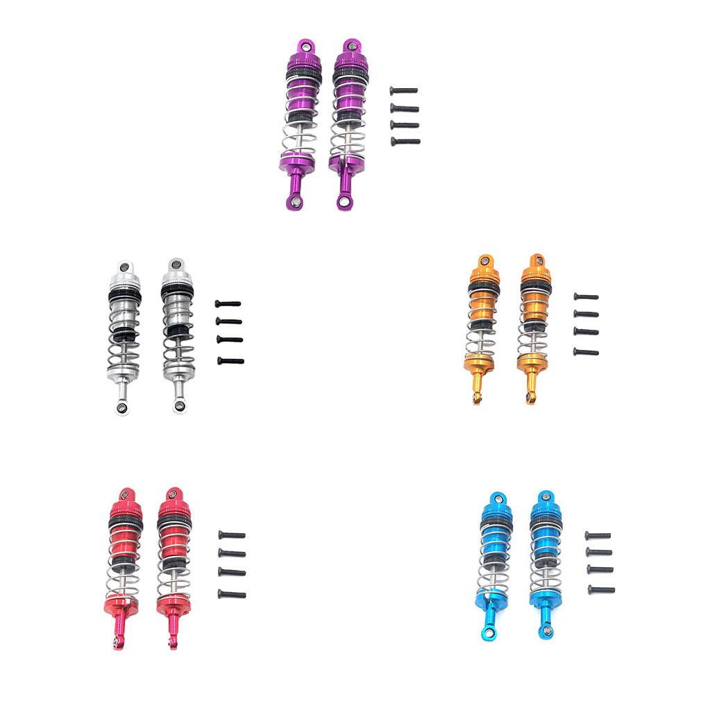 Set 2 Phụ Kiện Giảm Xóc Bằng Kim Loại Thay Thế Cho Xe WLtoys 124018 124016 124017