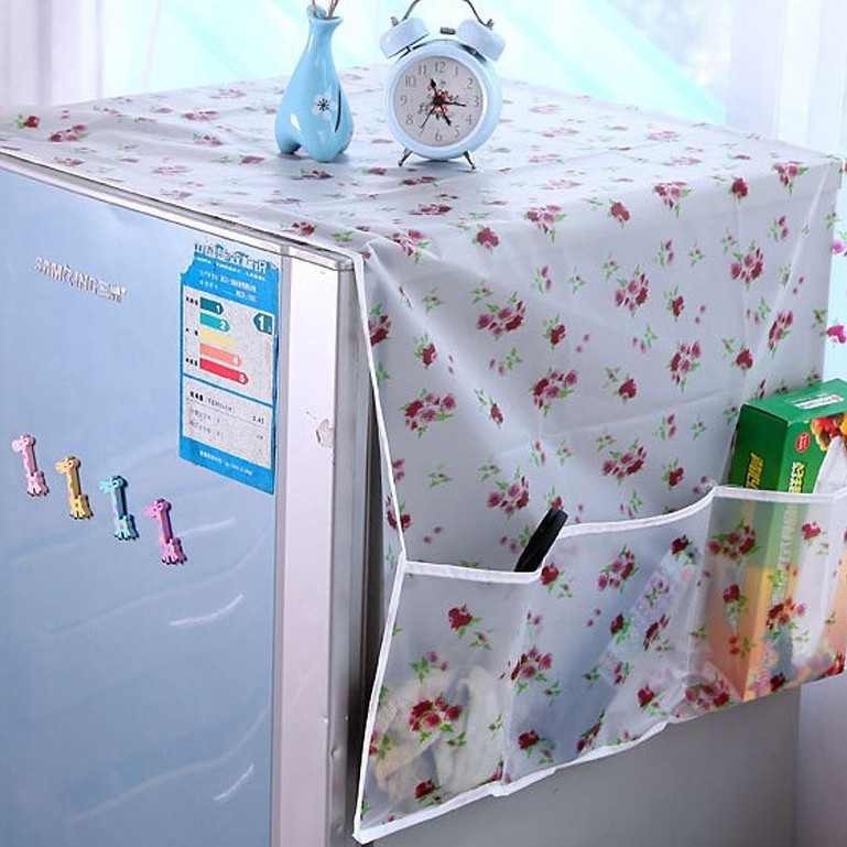 Tấm Phủ Tủ Lạnh Tiện Dụng Đa Năng - Áo Chùm Tủ Lạnh Đáng Yêu Molangshop