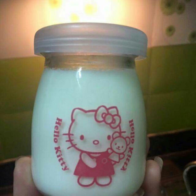 Bộ 12 hủ làm sữa chua hình kitty
