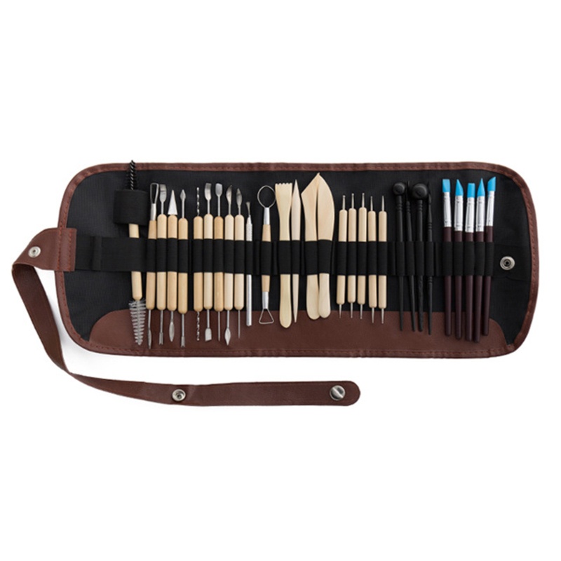 VA Pottery Tool Set of 30 Polymer Rock Painting Ceramic Dotting Tools  Styluse