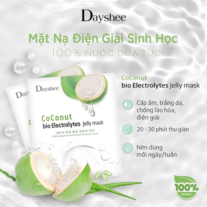 Mặt nạ Dừa tươi Dayshee/ Jelly Mask Coconut
