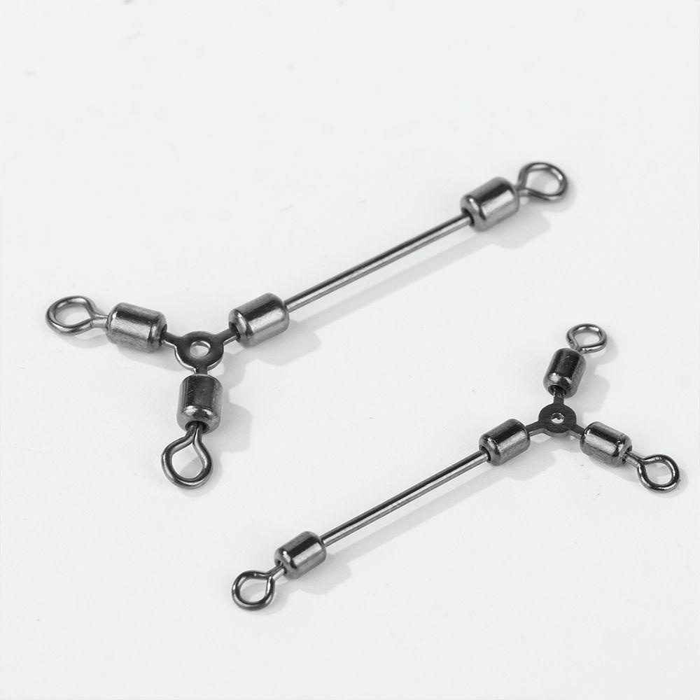 MUVAKO Bộ 25 Móc Câu Cá Chữ T Chất Lượng Cao