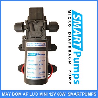 Máy bơm nước mini áp lực 12V 60W Smartpumps