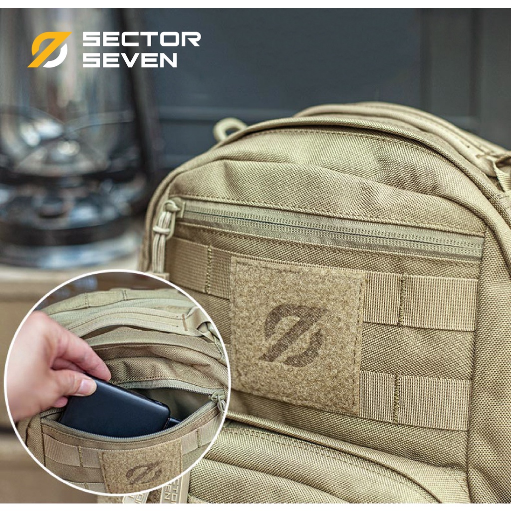 Ba lô chiến thuật Sector Seven đa năng phong cách quân đội
