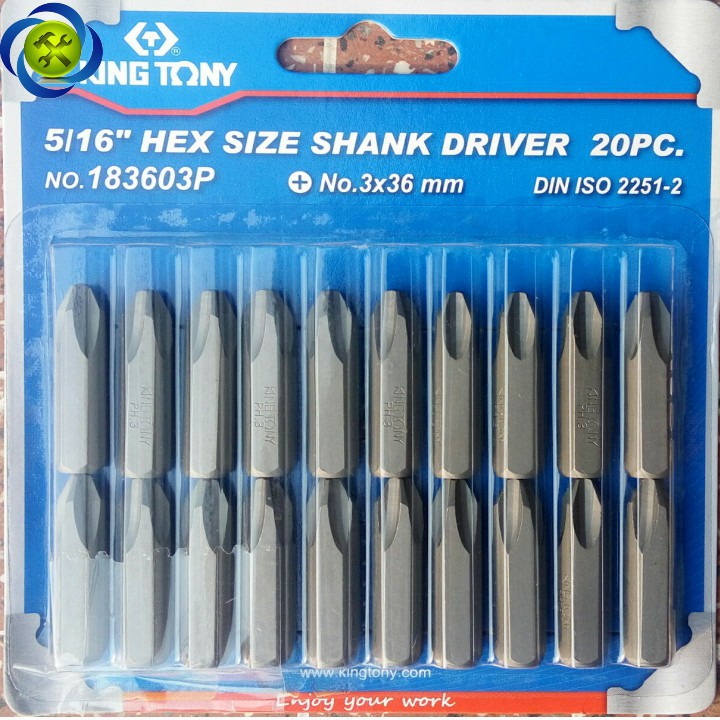 Mũi vít đóng Kingtony 183603 PH3