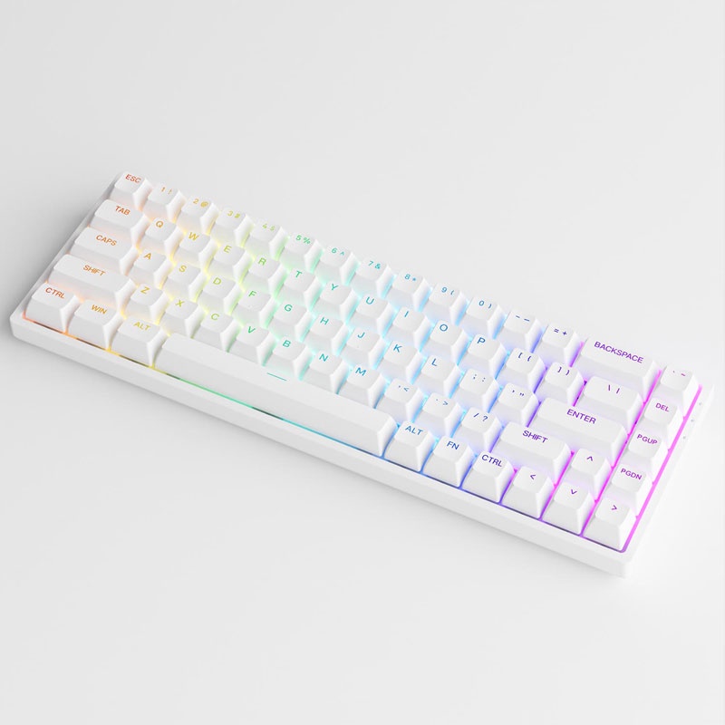 Bàn phím cơ AKKO 3068 v2 RGB – White