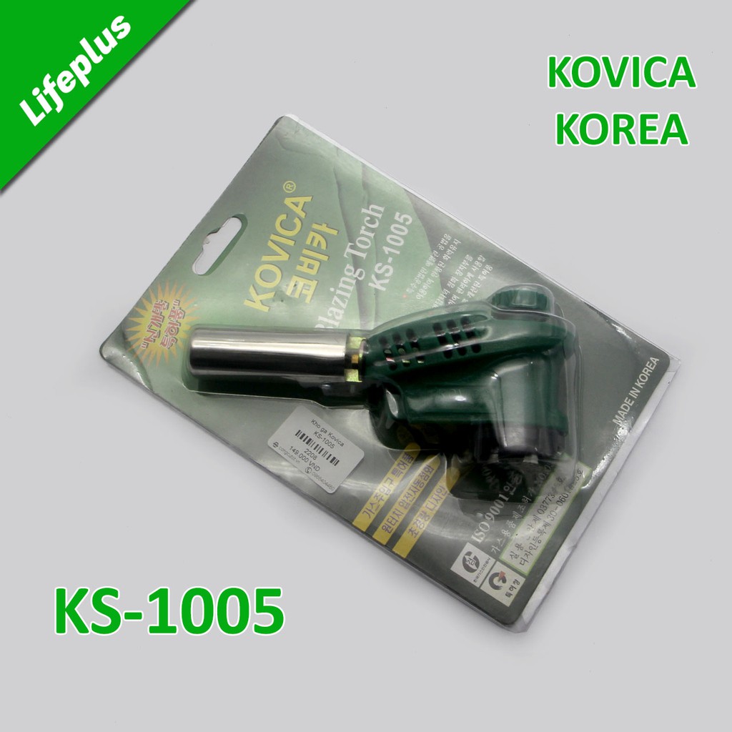 Khò ga Hàn Quốc KOVICA KS-1005 đánh lửa tự động, có chế độ sấy