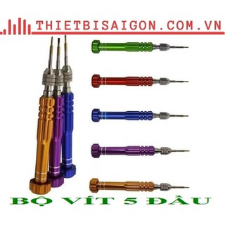BỘ TUA VÍT MỞ ĐIỆN THOẠI 5 ĐẦU