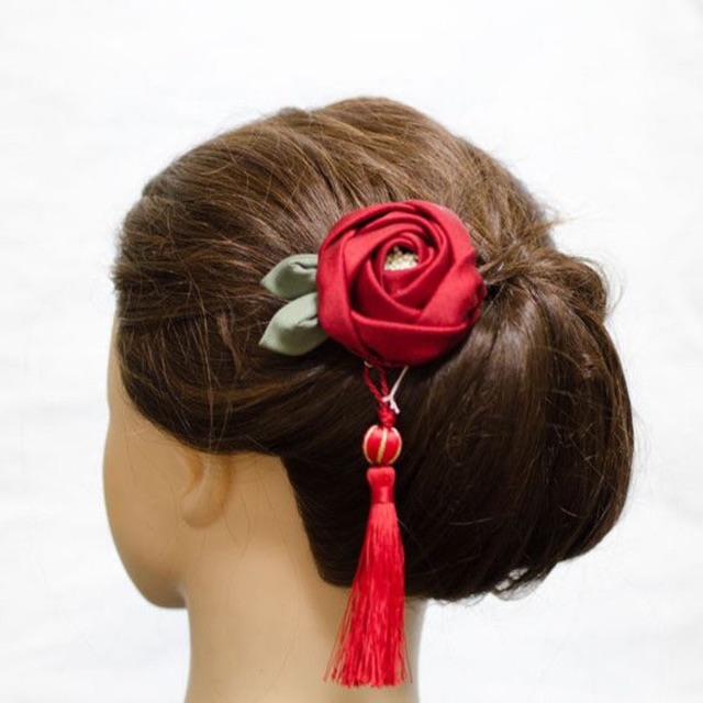 Hoa hồng vải phụ kiện may mặc phụ kiện tóc