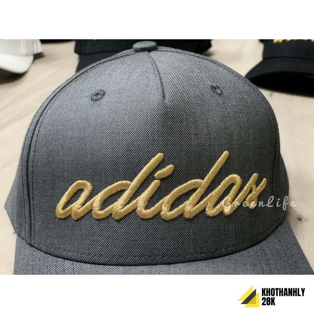 [SALE SOCK] XẢ KHO SIÊU SALE - NÓN LƯỠI TRAI VNXK MÀU XÁM PHỐI CHỮ VÀNG CAO CẤP