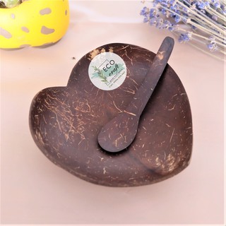Dĩa gáo dừa hình trái tim ECO CRAFT
