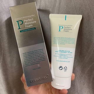 Sữa rửa mặt Dermafirm Perfect Moisture Foam - Bọt rửa mặt sạch sâu dành cho da dầu, hỗn hợp