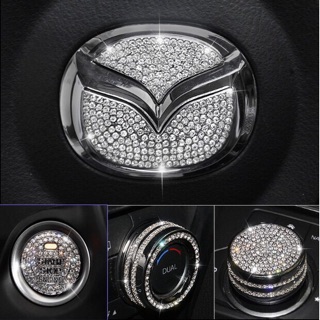 Logo đính đá mazda