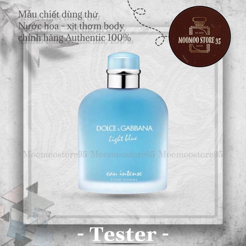 [ Mua ngay ] Nước hoa mẫu thử Nam Light Blue Eau Intense Pour Homme | Thế Giới Skin Care