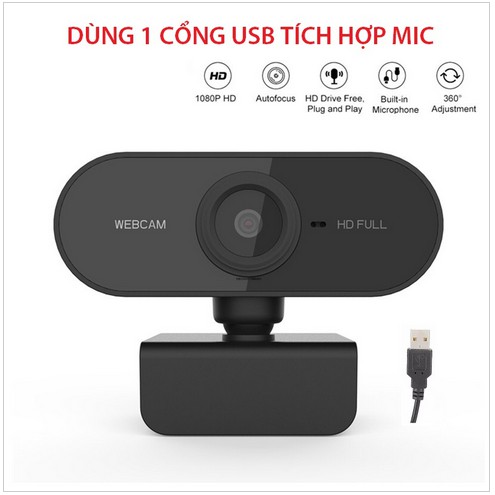 WEBCAM 1080P MẪU MỚI. CÓ MIC FULL HD CỰC ĐẸP