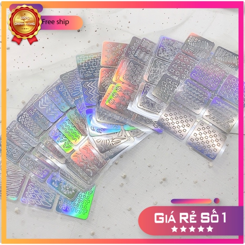 Set 24 miếng dán vẽ móng