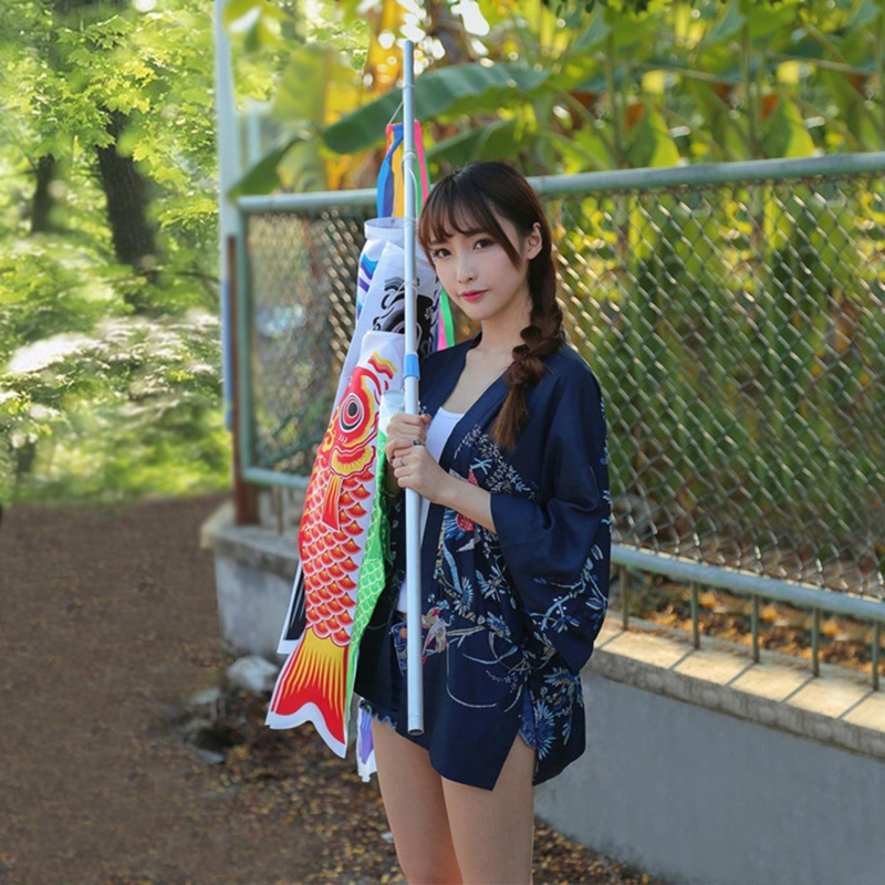 Cờ Treo Tường Hình Cá Chép Nhiều Màu Sắc 40cm Phong Cách Nhật Bản Trang Trí Sân Vườn / Trong Nhà / Ngoài Trời