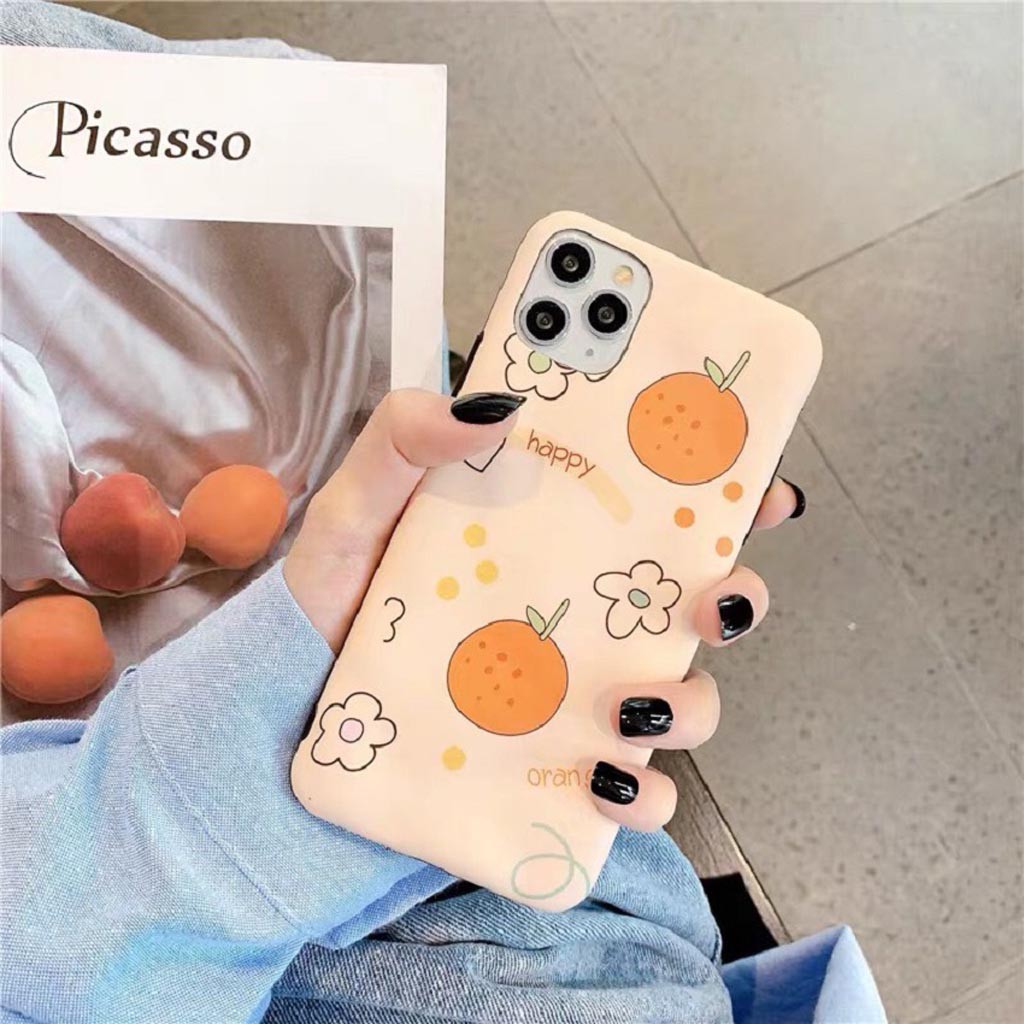 Ốp Lưng Iphone Cao Cấp Full Viền Trái Cam Happy Orange Dành Cho Tất Cả Dòng Iphone từ 6 đến 11promax | BigBuy360 - bigbuy360.vn