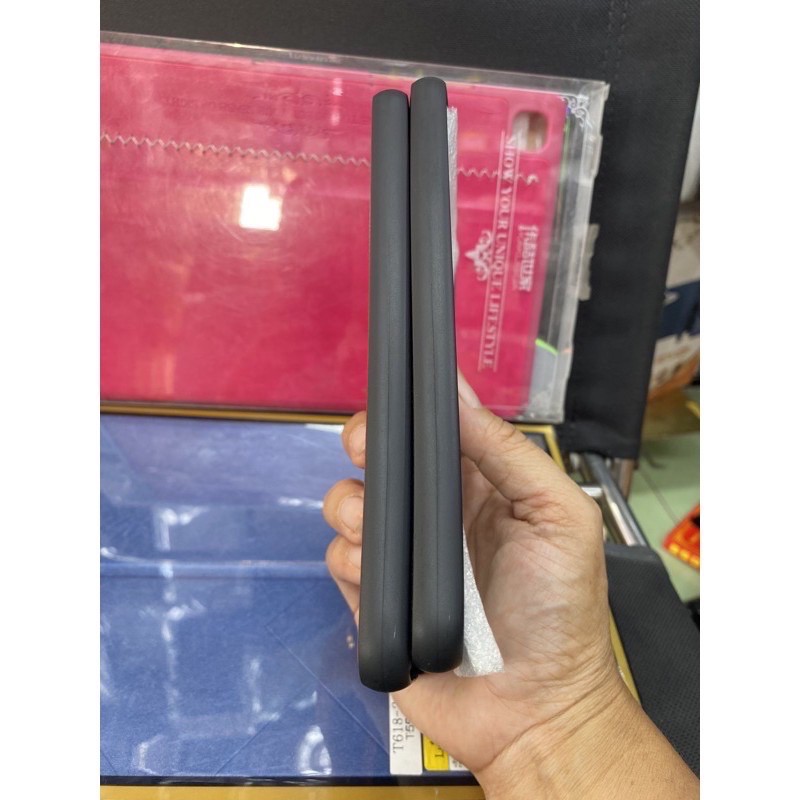 Ốp Samsung A12  dẻo kiểu da in logo