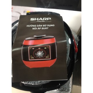 Nồi áp suất điện sharp KS-132 Ruột Chống Dính và Nồi Áp Suất 130 Ruột Tráng Vân Đá BH 12 Tháng