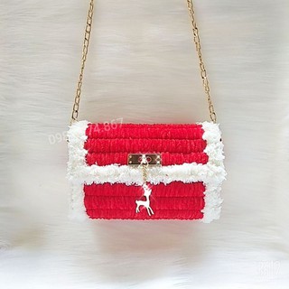 (Chưa đan) Túi len lông xù handmade  TTN222811