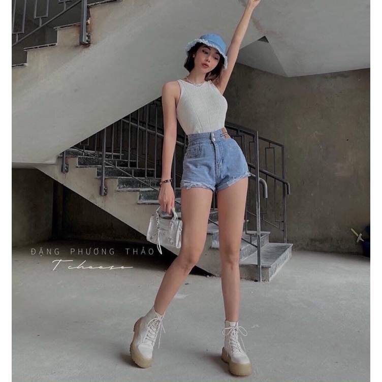 áo len sát nách dệt kim vai nhỏ basic (bz235#)