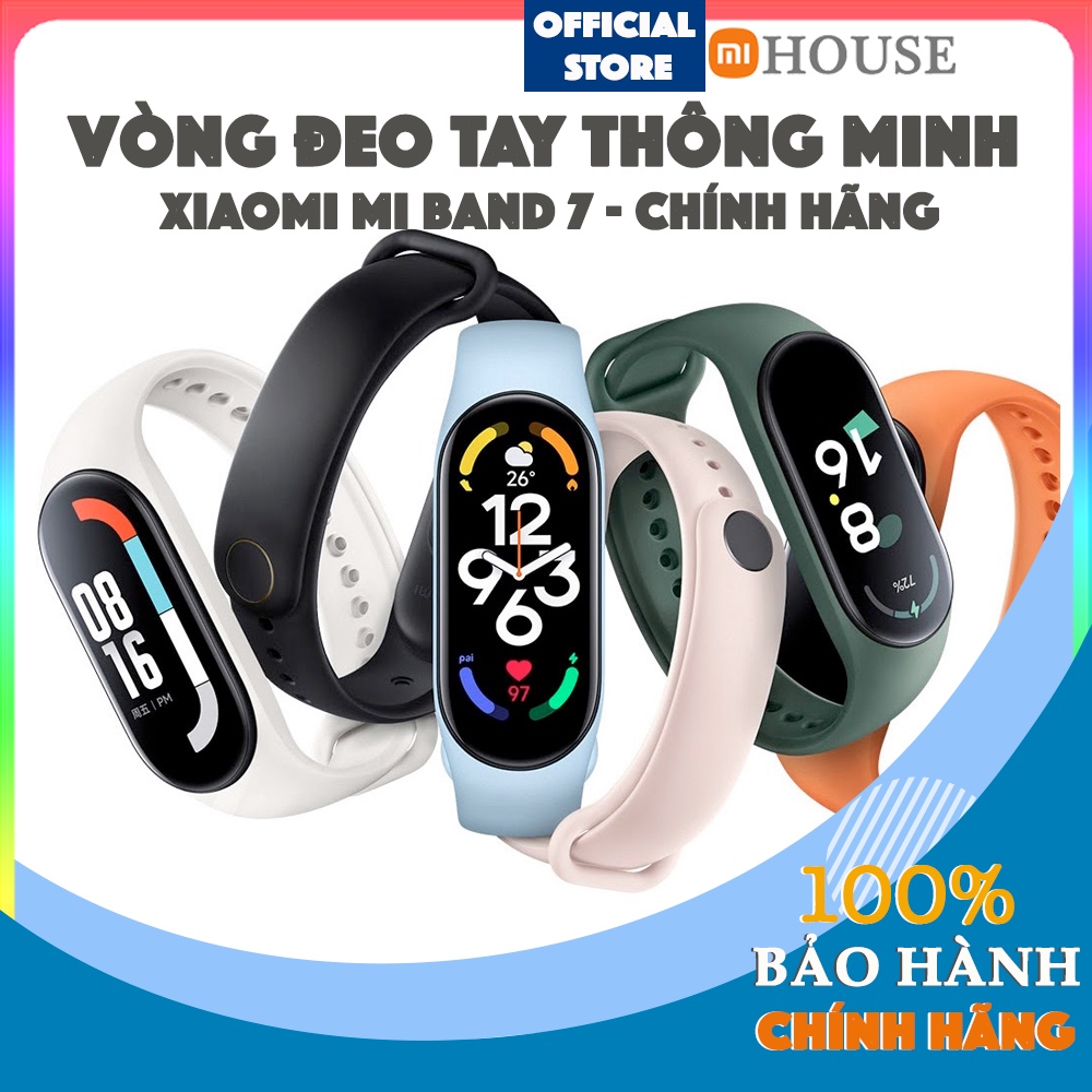 Mi Band 7 {QUỐC TẾ} Vòng Đeo Tay Mi Band 6 - Đo Oxi trong máu SPO2 - Vòng Đeo Tay Thông Minh Mi Band 7 - MiHouse