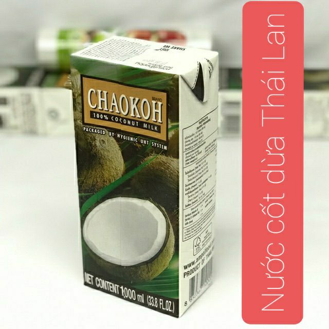 Nước cốt dừa Thái lan Chaokoh 1lit