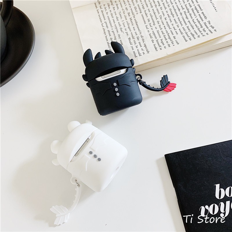 Case Airpod 1/2, Pro Rồng Toothless [ TI STORE ]