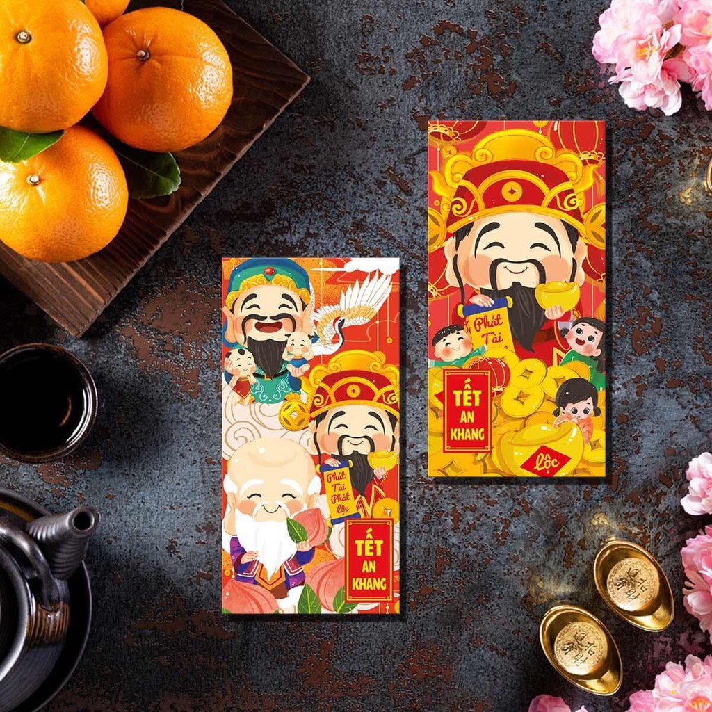 (deal sốc 1k) Lì Xì TAZODA Nhiều mẫu mã chỉ 1k