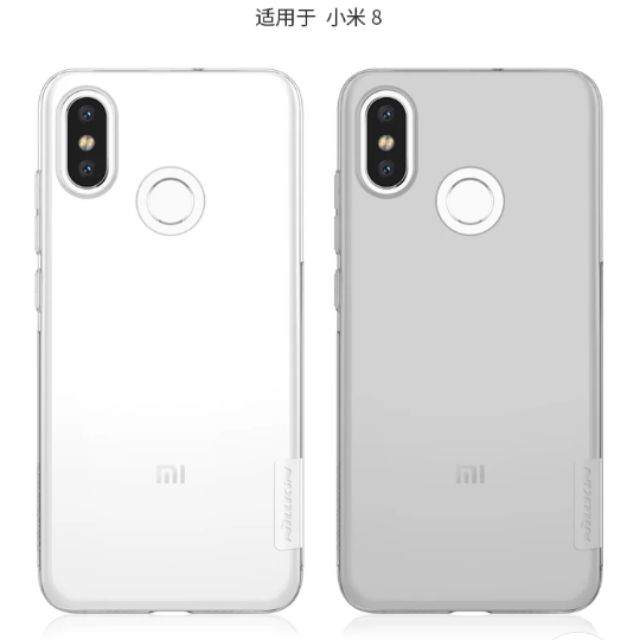 ốp lưng dẻo Nillkin xịn Xiaomi MI 8 - Trong suốt