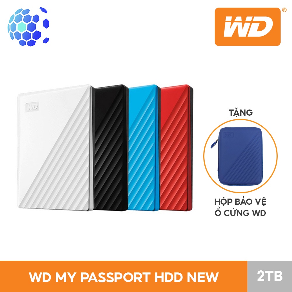 Ổ cứng di động HDD WD My Passport 2TB New USB 3.2 Chính thumbnail