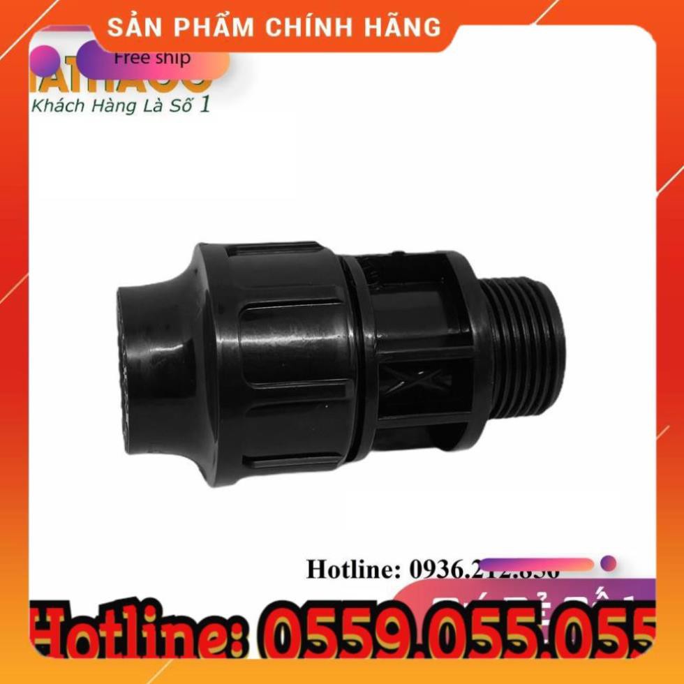 Măng sông ren ngoài HDPE (D20 - 25)