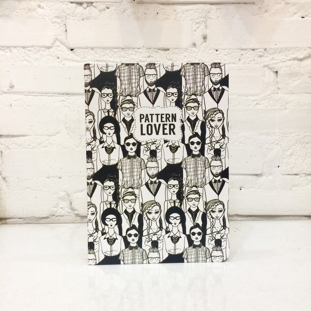 Sổ tay Crabit Pattern Lover - ruột trơn người đen