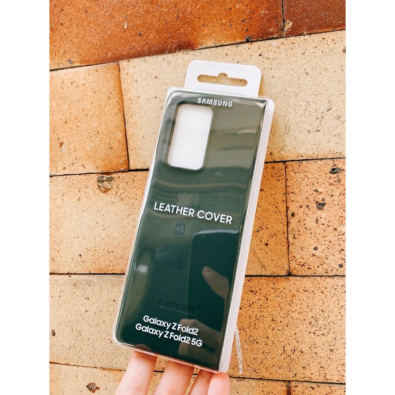 [New full box]-Ốp lưng da Leather Cover EF-VF916 cho SS Galaxy Z Fold2 chính hãng Samsung | BigBuy360 - bigbuy360.vn