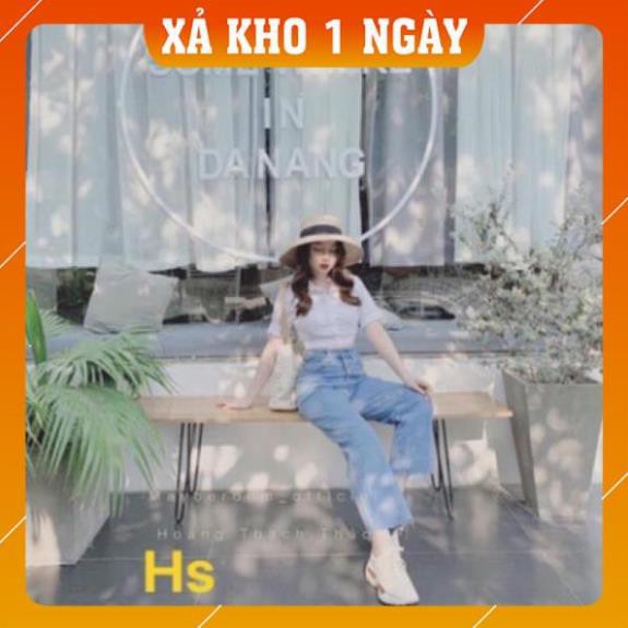 [Mã WARN20 giảm 20k đơn 150k] [HOT TREND] Áo sơ mi croptop HSU1