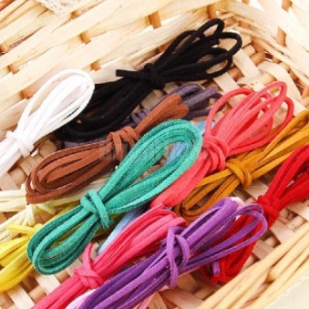 2-5met dây da lộn 3mm nhiều màu